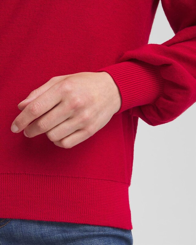 Relaxed Sequin Pullover Sweater - image 4